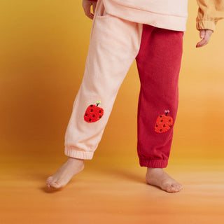 Halcyon Nights Strawberry Tiny Orchard Terry Pants at Design Life Kids
