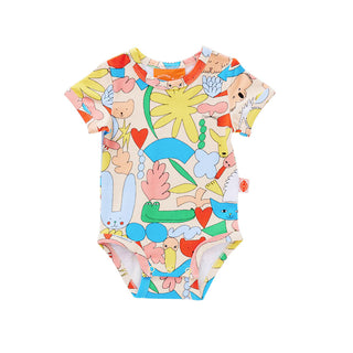Halcyon Nights Little Billabong Short Sleeve Bodysuit at DLK