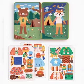 Happy Camper Magnetic Playset at Design Life Kids