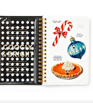 Holiday Googly & Bright Sticker Book at DLK