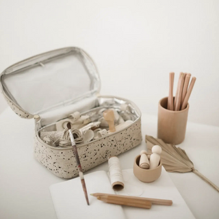 SoYoung Ink Splatter Beauty Poche Makeup Bag on Design Life Kids