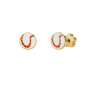 Softball Baseball Flat Back Stud Earrings at Design Life Kids