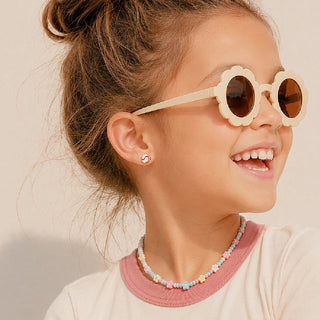 Softball Baseball Flat Back Stud Earrings at Design Life Kids