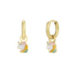 Kids Unicorn Hoop Earrings at Design Life Kids