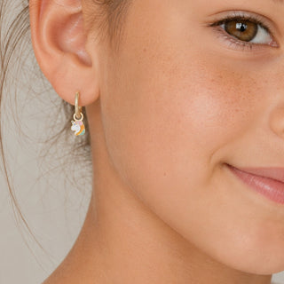 Kids Unicorn Hoop Earrings at Design Life Kids
