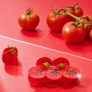 Tomatoes on the vine Hair Claw Clip by Jenny Lemons at DLK