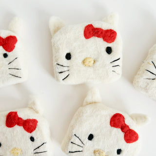 Handmade Hello Kitty Felted Soap at Design Life Kids