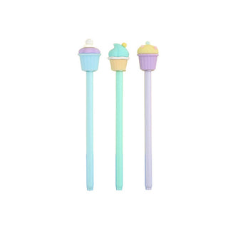Kawaii Cupcake Pen Set of 3 at Design Life Kids