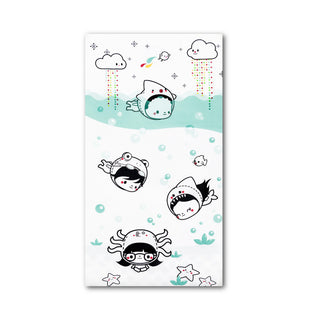 Kawaii Dive In Crib Sheet Rookie Humans on Design Life Kids