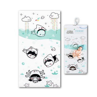 Kawaii Dive In Crib Sheet Rookie Humans on Design Life Kids