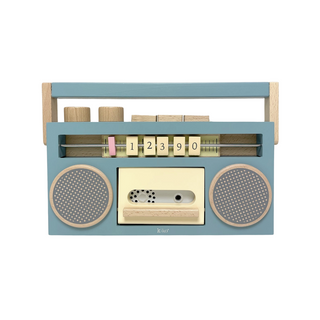 Retro Wooden Tape Recorder Kiko on Design Life Kids