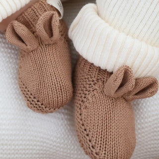 Little Bear Baby Booties at Design Life Kids