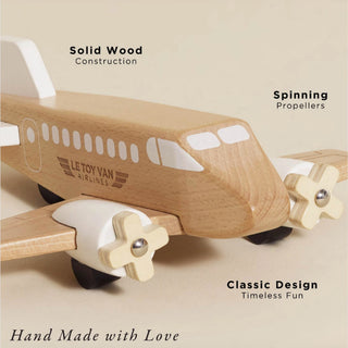 Le Toy Wooden Airplane Toy at Design Life Kids