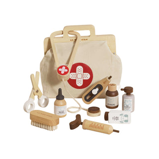 Le Toy Wooden Animal Vet Set at Design Life Kids