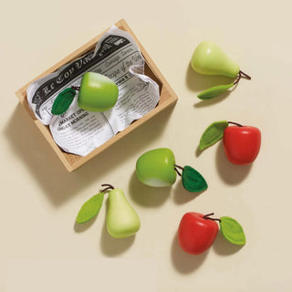 Le Toy Van Orchard Fruits Wooden Crate Toy at Design Life Kids
