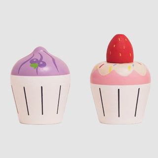 Le Toy Van Wooden Cupcake Play Food Set at Design Life Kids