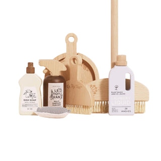 Le Toy Wooden Eco-Friendly Cleaning Set at Design Life Kids