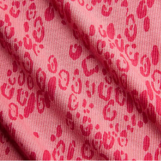 Mini Rodini Kids Pink Leopard Print Bike Shorts on Design Life Kids