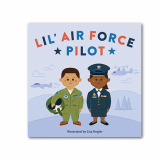 Kids Lil Air Force Pilot Board Book at Design Life Kids