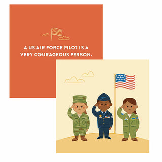 Kids Lil Air Force Pilot Board Book at Design Life Kids