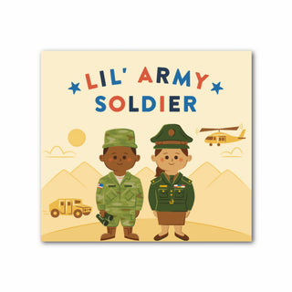 Kids Lil Army Soldier Board Book at Design Life Kids