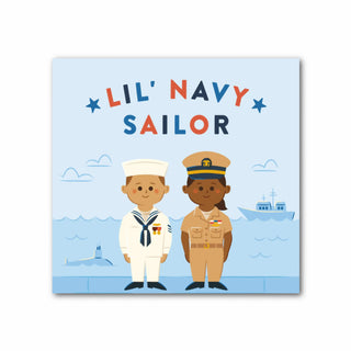 Kids Lil Navy Sailor Board Book at Design Life Kids