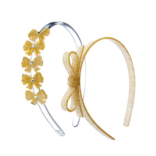 Lilies & Roses Shimmery Bows Headband at DLK