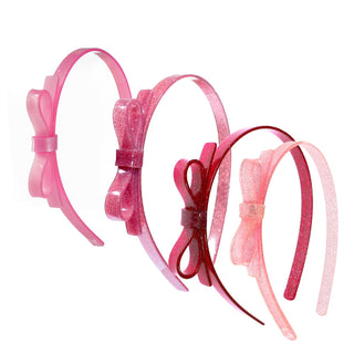 Lilies & Roses Pink Bow Headband at DLK