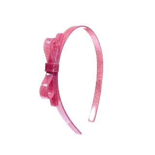 Lilies & Roses Pink Bow Headband at DLK