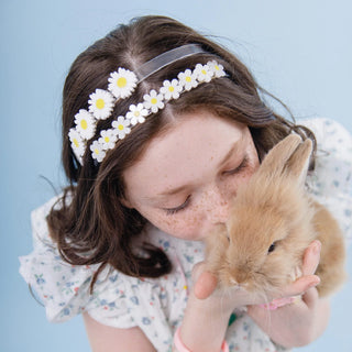 Lilies & Roses White Daisy Headband at DLK