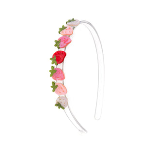 Lilies & Roses Strawberry Shimmer Headband at DLK