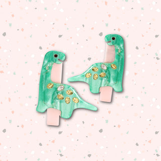 Lilies & Roses Dinosaur Hair Clip Set at Design Life Kids