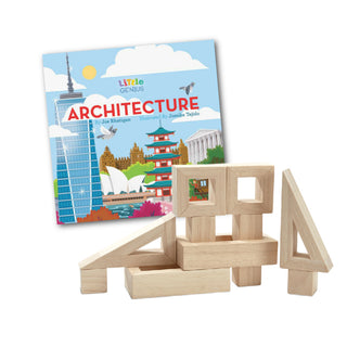 Little Architecture Book & Blocks Gift Set at DLK