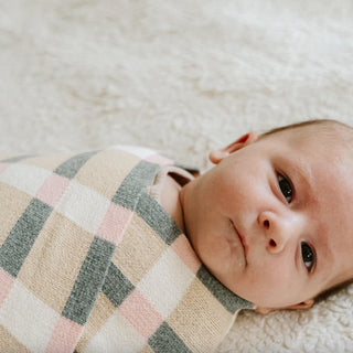 Little Lamb Kind Baby Blanket at Design Life Kids
