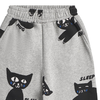 Little Man Happy Cat Sweatpants for kids at DLK