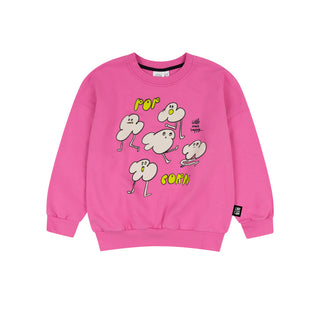 Little Man Happy Organic Popcorn Sweatshirt at DLK