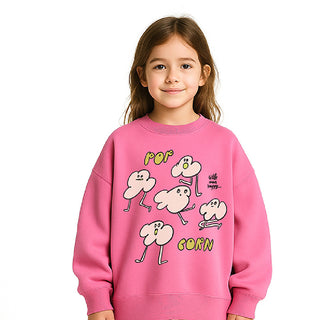 Little Man Happy Organic Popcorn Sweatshirt at DLK