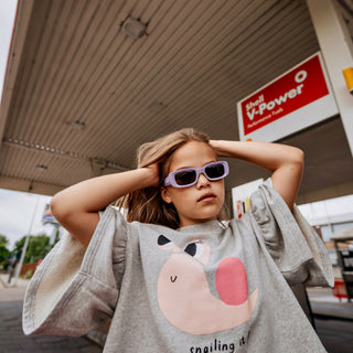 Snailing It Boxy Puff Shirt Little Man Happy on Design Life Kids