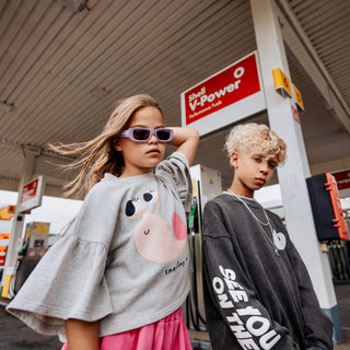 Snailing It Boxy Puff Shirt Little Man Happy on Design Life Kids