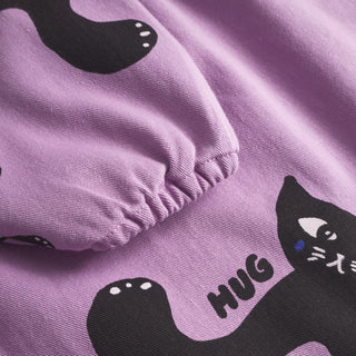 Little Man Happy Woven Cat Print Party Dress for kids at DLK