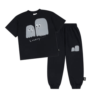 Little Man Happy Mini Boo Jogging Pants at DLK