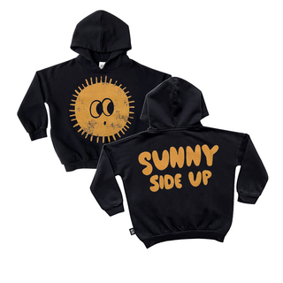 Little Man Happy Sunny Side Up Hooded Sweatshirt on DLK