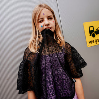 Lace Boxy Puff Shirt Little Man Happy on Design Life Kids