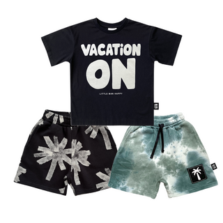 Little Man Happy Vacation On Skate T-Shirt for kids at DLK
