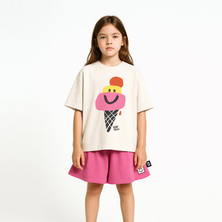 Little Man Happy Kids Wide Leg Shorts at DLK