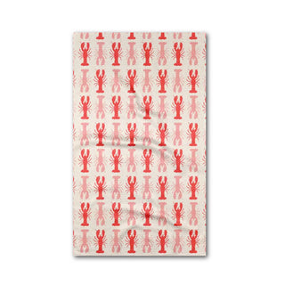 Lobster Stripe Geometry Towels at Design Life Kids