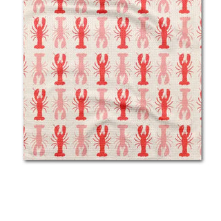 Lobster Stripe Geometry Towels at Design Life Kids
