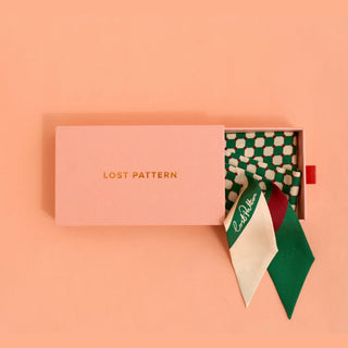 
Lost Pattern Silk Scarves at DLK