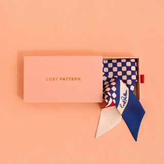 Lost Pattern Silk Scarves at DLK