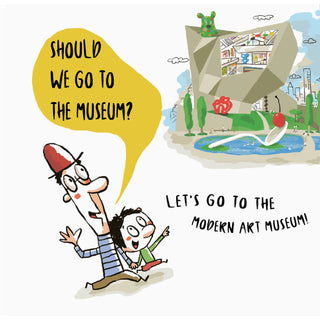 A Modern Art Adventure Maze Book at Design Life Kids